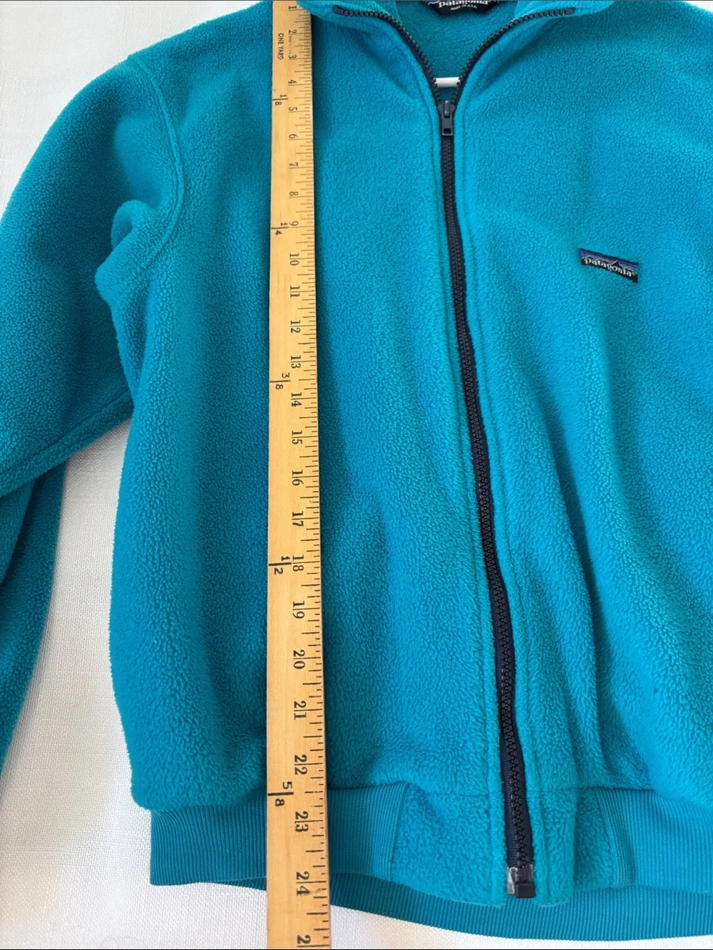 Patagonia Vintage Teal Zip-Up Fleece Jacket -421sku